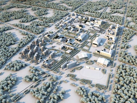 University campus 3D Model