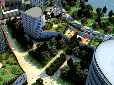 Square 3D Model