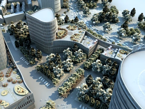 Square 3D Model