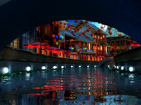 Oude architectuur 3D Model