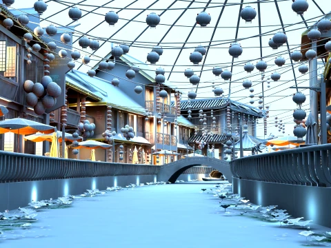 Ancient architecture 3D Model