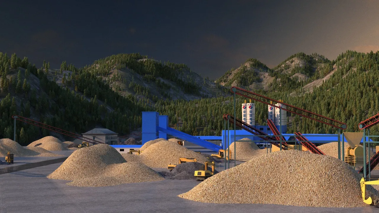 Power plant 3D Model .c4d .max .obj .3ds .fbx .stl .blend 