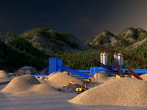 Power plant 3D Model