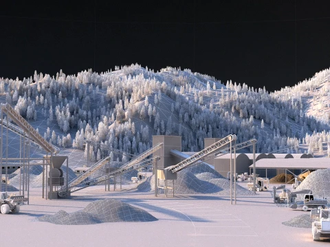 Power plant 3D Model