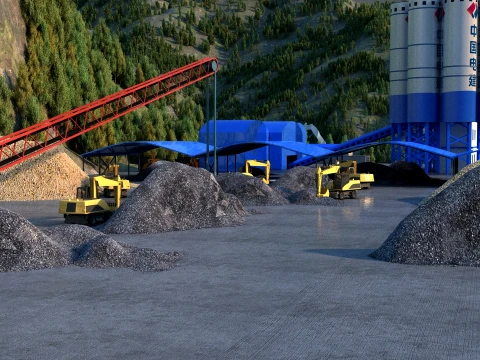 Power plant 3D Model