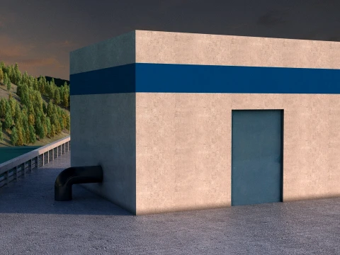 Power plant 3D Model