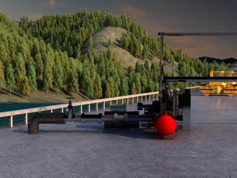 Power plant 3D Model