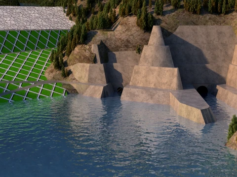 Presa Modelo 3D