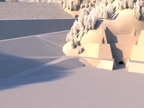 Dam 3D Model