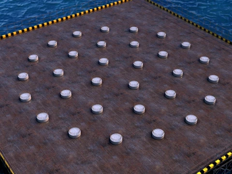 Hafenbau 3D Modell