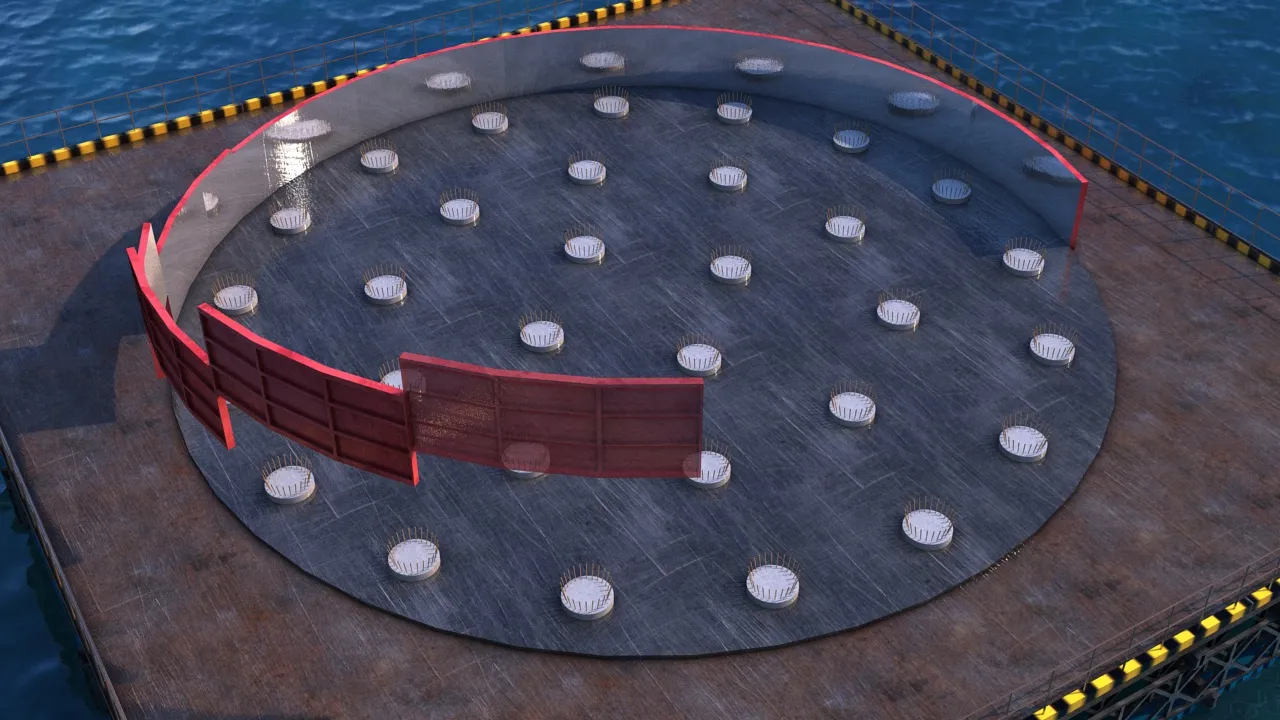Port construction 3D Model .c4d .max .obj .3ds .fbx .stl .blend 