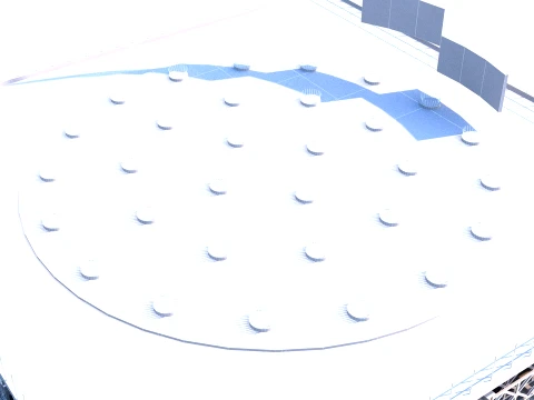Port construction 3D Model