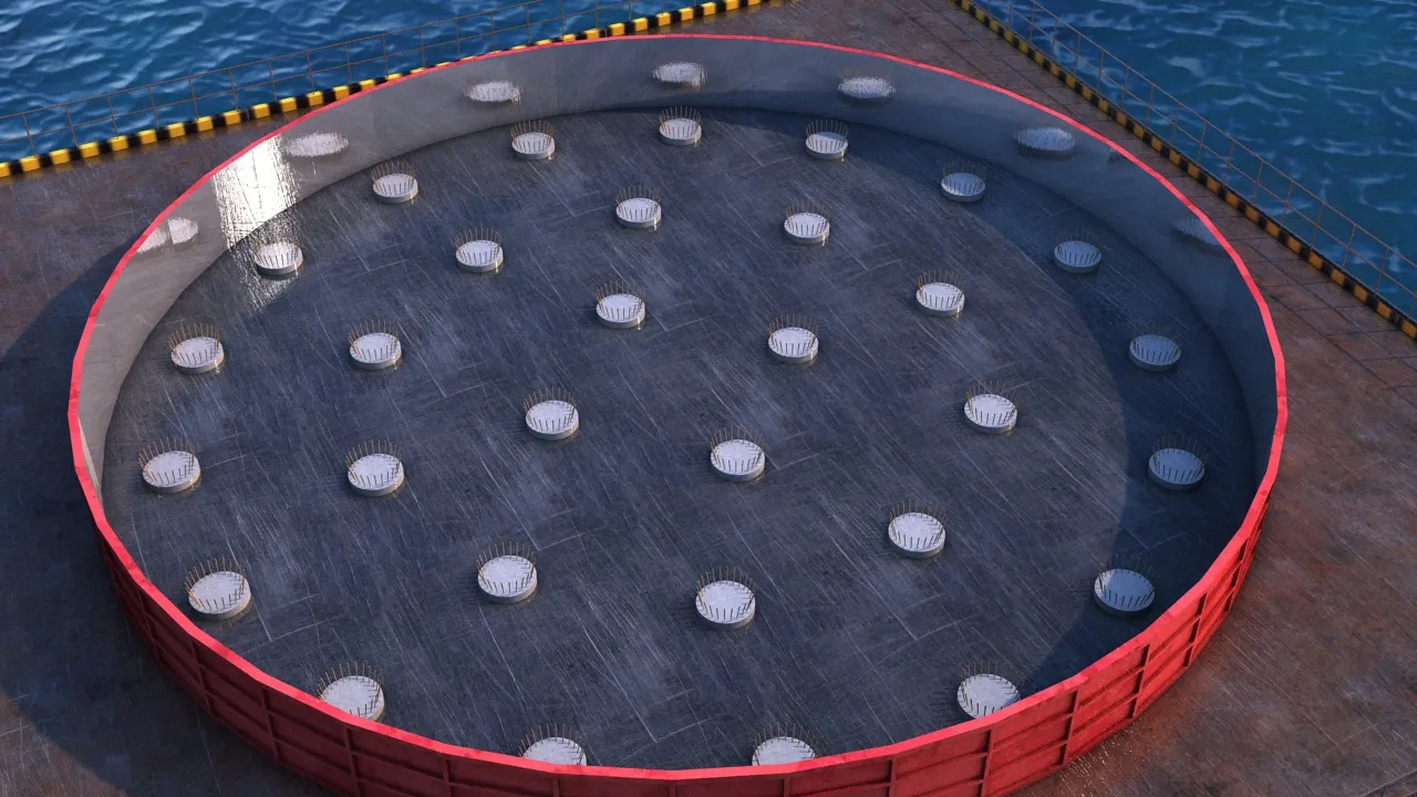 Port construction 3D Model .c4d .max .obj .3ds .fbx .stl .blend 