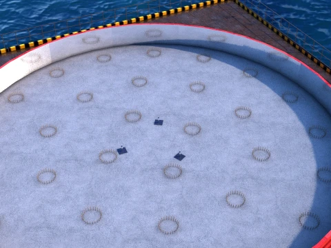 港湾建設 3Dモデル