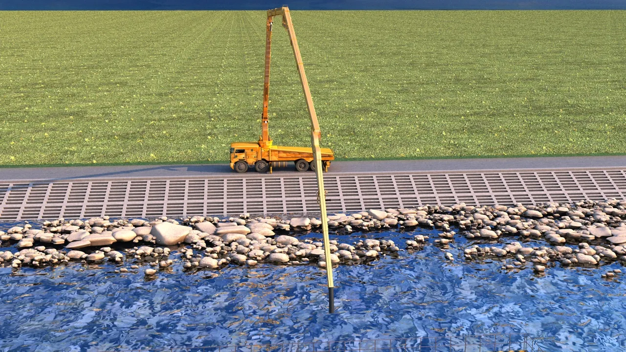 Port construction 3D Model .c4d .max .obj .3ds .fbx .stl .blend 