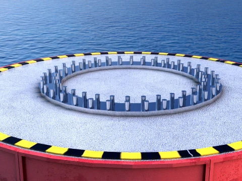 Port construction 3D Model