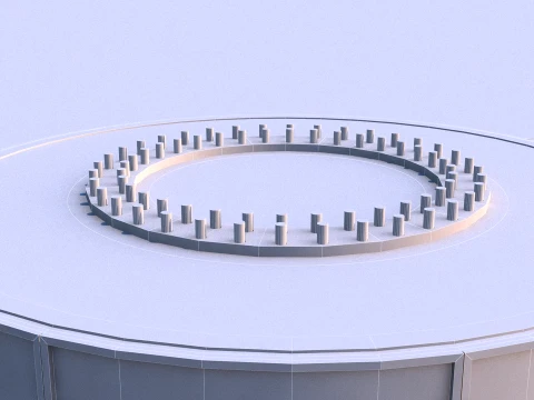 Port construction 3D Model
