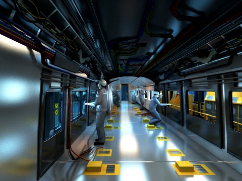 vagón de tren Modelo 3D