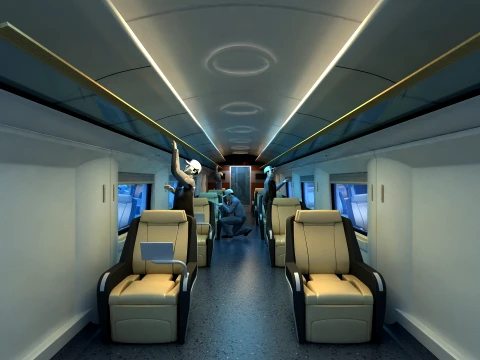 Train carriage 3D Model