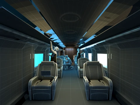 Train carriage 3D Model