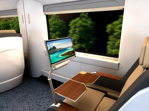 Train carriage 3D 모델