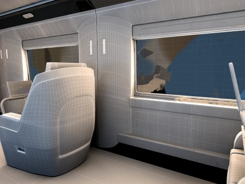 Train carriage 3D Model