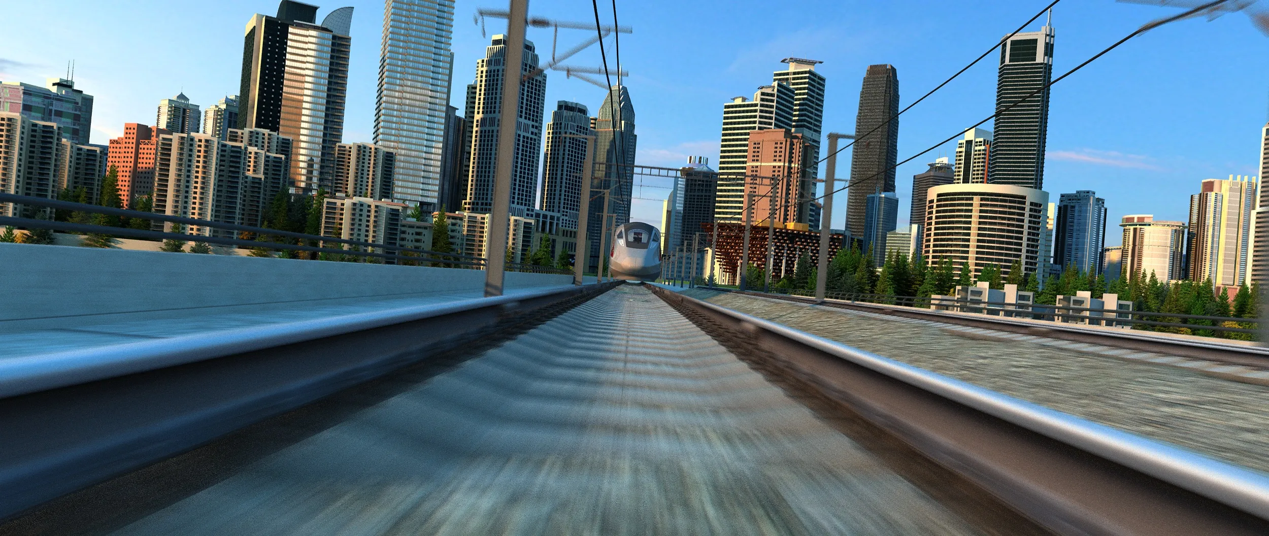 Train 3D Model .c4d .max .obj .3ds .fbx .stl .blend 