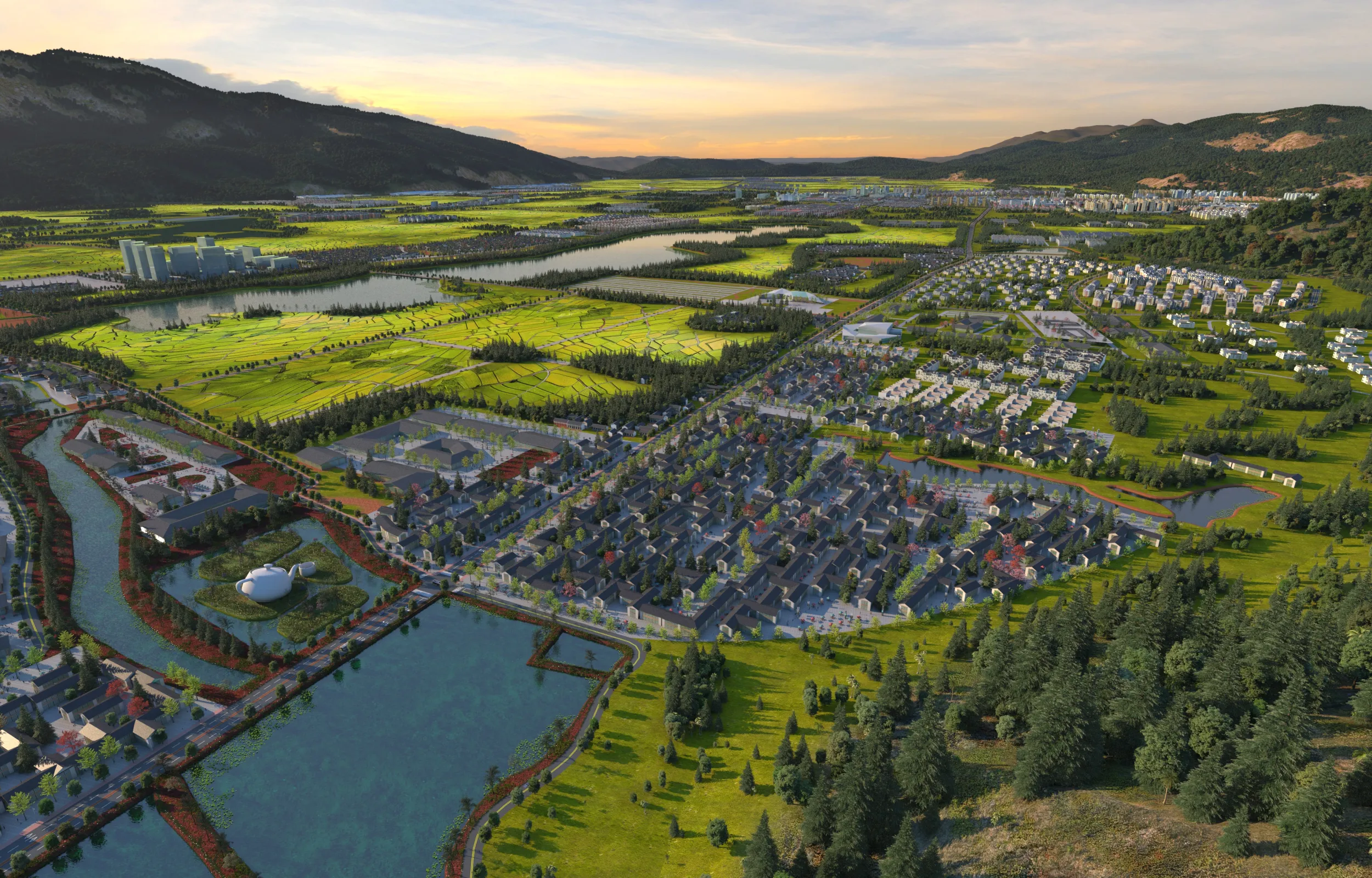 Ancient town 3D Model .c4d .max .obj .3ds .fbx .stl .blend 