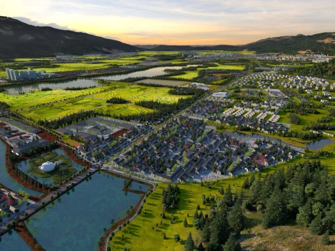 Ancient town 3D 모델