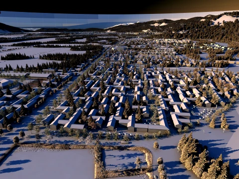 Ancient town 3D Model