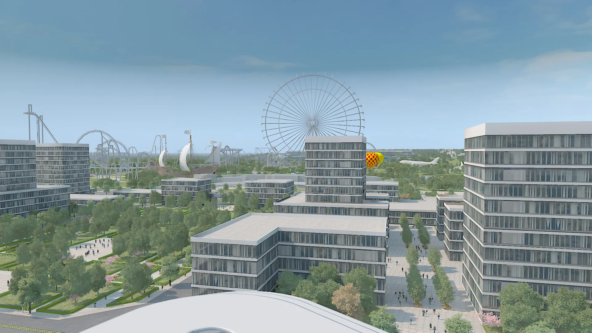 Urban architecture 3D Model .c4d .max .obj .3ds .fbx .stl .blend 