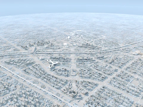 Urban architecture 3D Model
