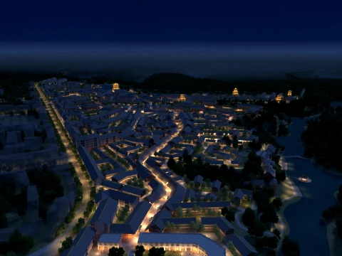 Ancient town 3D 모델