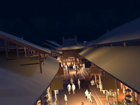 Ancient town 3D Model