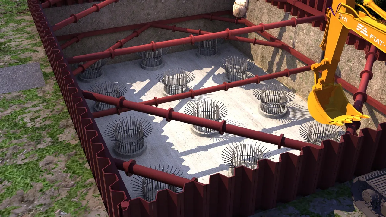 Construction site 3D Model .c4d .max .obj .3ds .fbx .stl .blend 