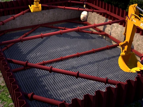 Construction site 3D Model