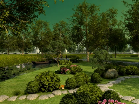 City park 3D 모델