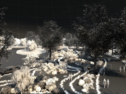 City park 3D Model