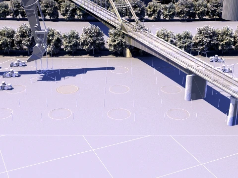 Construction site 3D Model