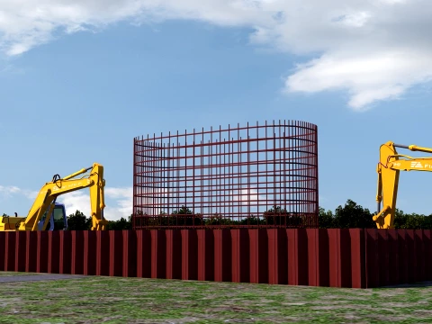 Construction site 3D Model
