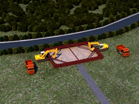 Construction site 3D 모델