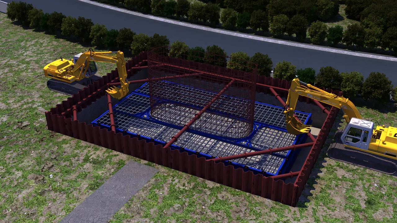 Construction site 3D Model .c4d .max .obj .3ds .fbx .stl .blend 