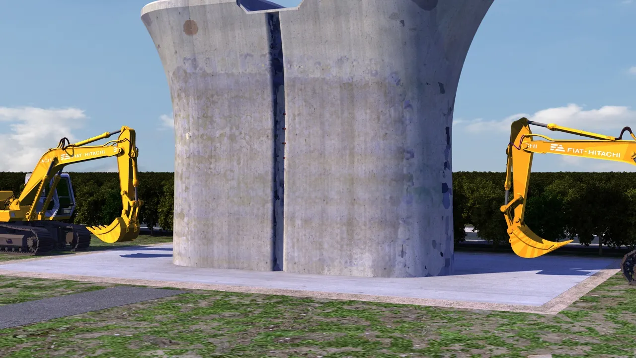 Construction site 3D Model .c4d .max .obj .3ds .fbx .stl .blend 