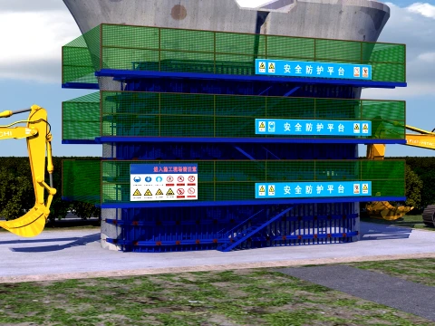 Construction site 3D Model