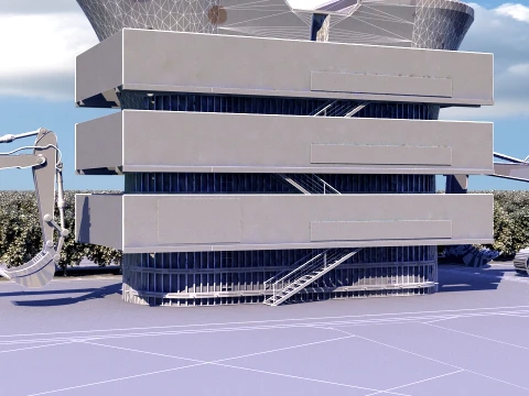 Construction site 3D Model