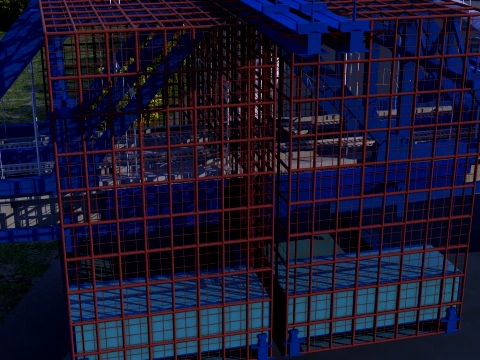 Construction site 3D Model
