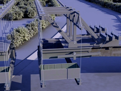 Construction site 3D Model