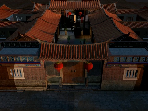 Siheyuan 3D Model