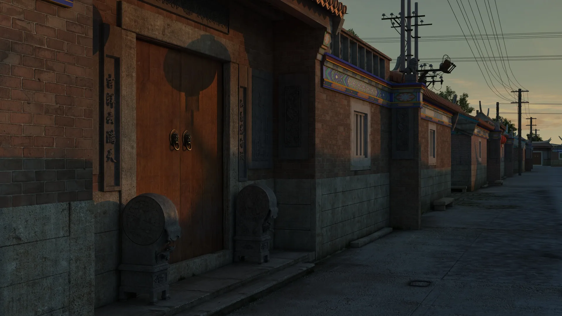 Siheyuan 3D Model .c4d .max .obj .3ds .fbx .stl .blend 