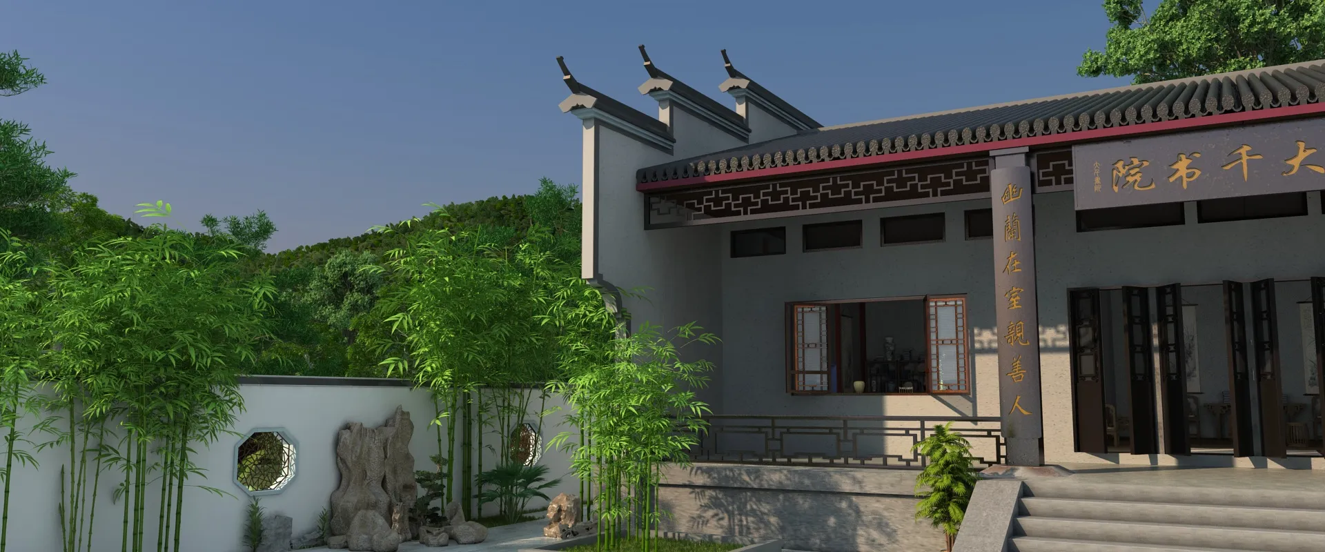 Ancient architecture 3D Model .c4d .max .obj .3ds .fbx .stl .blend 